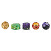 Bakugan Geogan Brawler 5-Pack, Exclusive Arachnia and Amphrog Geogan and 3 Bakugan Collectible Action Figures