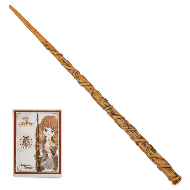 Wizarding World Harry Potter, 12-inch Spellbinding Hermione Granger Wand with Collectible Spell Card