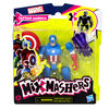 MixMashers Marvel Avengers, figurine Captain America à mélanger et combiner avec accessoires