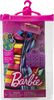 Barbie Fashion Pack of Doll Clothes, Complete Look Set with Stripe Outfit and Accessories