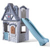 Maisonnette à deux étages et glissoire Enchanting Adventures 2-Story Playhouse and Slide de Step2 - Gris