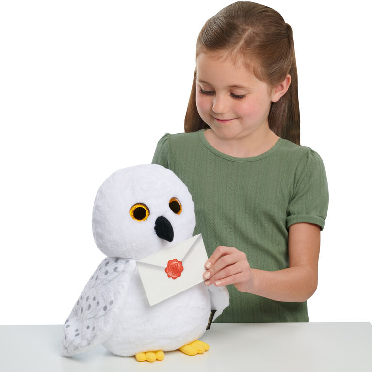 Harry Potter Collector Hedwig Plush Stuffed Owl Toy, White, Snowy Owl - R Exclusive