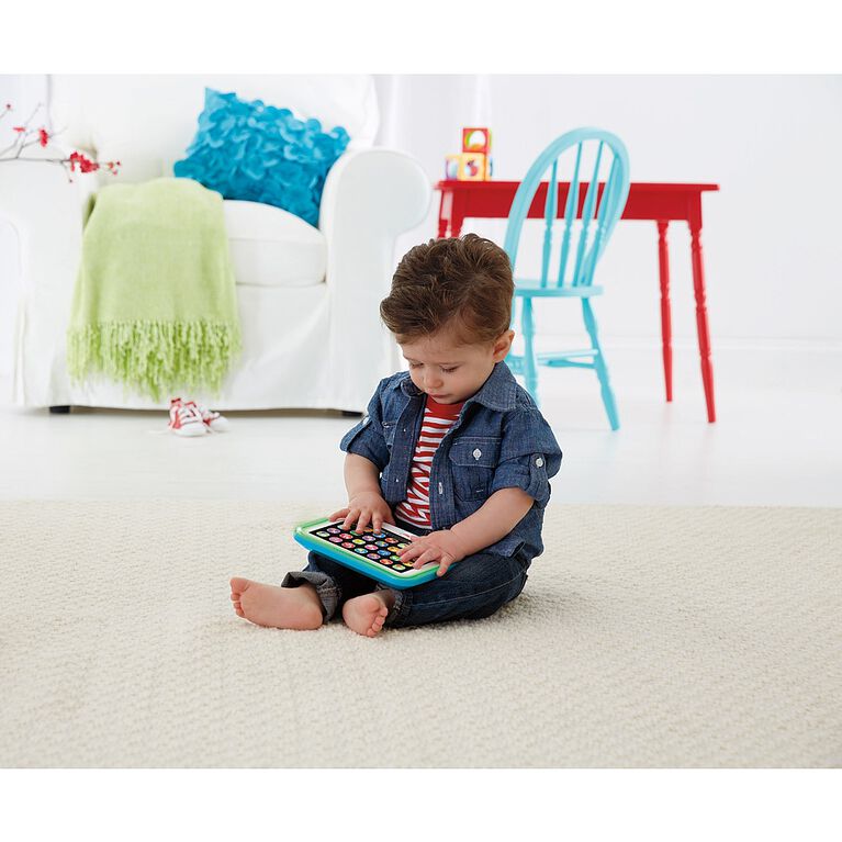 Fisher Price Laugh And Learn Blue Tablet English Edition Babies R Us Canada