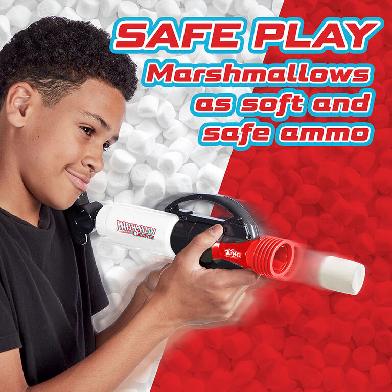 Zing Marshmallow Blaster - Extreme Blaster, Shoot Up To 40 Feet, Indoor And Outdoor Play - English Edition