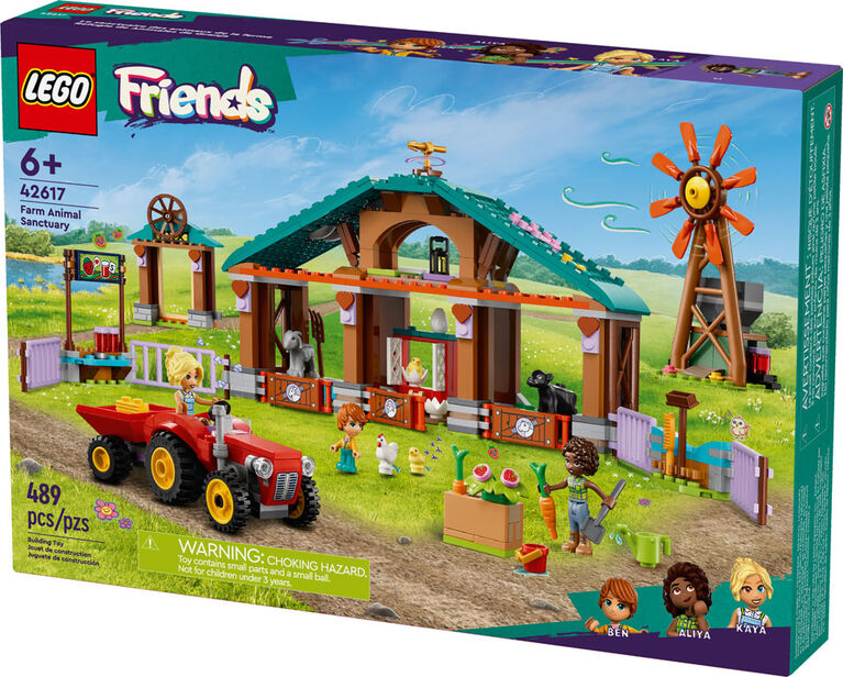 Jouet LEGO Friends Le sanctuaire des animaux de la ferme 42617