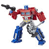 Transformers Generations War for Cybertron: Siege - Figurine Optimus Prime de classe voyageur.