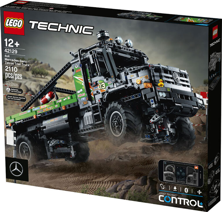 LEGO Technic Le camion d'essai 4x4 Mercedes-Benz Zetros 42129 (2110 pièces)