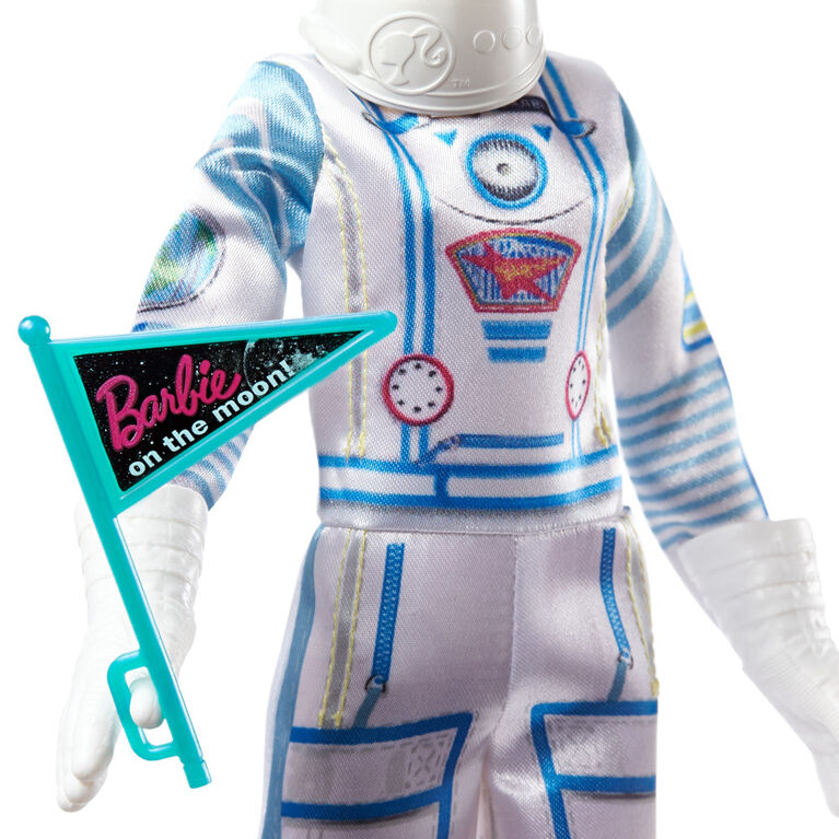 Poupée astronaute et accessoires vêtue d'une combinaison spatiale Barbie Space Discovery - Notre exclusivité