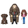 Wizarding World, Magical Minis, Friendship Set Hermione et Rubeus Hagrid avec figurines de jeu à collectionner et créature