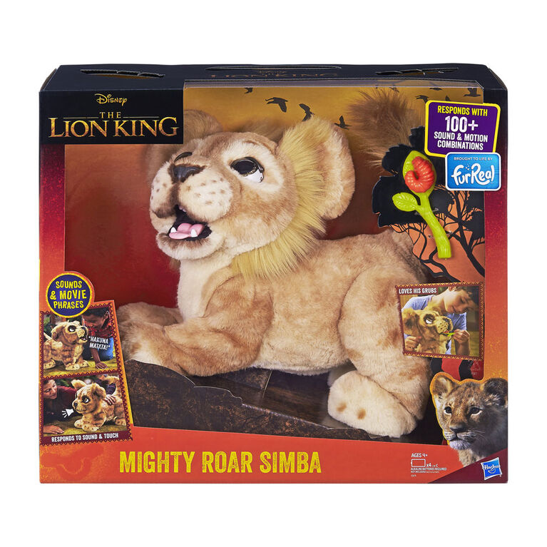 FurReal - Peluche interactive Simba le Roi lion de Disney. - Édition anglaise