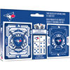 Masterpieces Puzzle Company Toronto Blue Jays Two Decks Of Playing Cards & Dice Set Card Game