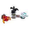 Bakugan Starter Pack 3-Pack, Pyrus Gorthion, Collectible Transforming Creatures