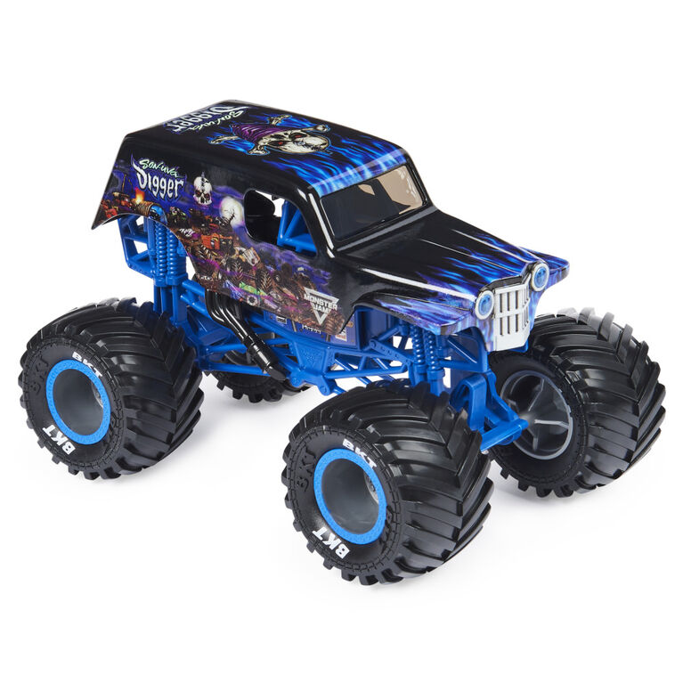 Monster Jam, Official Son-Uva Digger Monster Truck, Collector Die-Cast Vehicle, 1:24 Scale