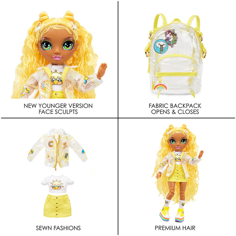 Rainbow High Jr High Sunny Madison - 9-inch YELLOW Fashion Doll | Toys ...