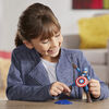 Marvel Avengers Bend And Flex Action Figure Toy, 6-Inch Flexible Captain America Figure, Includes Blast Accessory