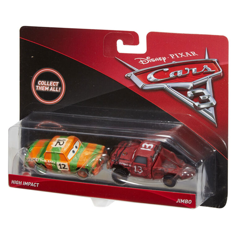Disney/Pixar Cars 3 High Impact and Jimbo Vehicle 2-Pack