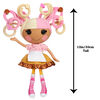 Lalaloopsy Silly Hair Doll - Scoops Waffle Cone with Pet Cat, 13" ice cream theme hair styling doll