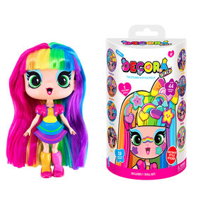 Decora Girlz 5" Collectible Dolls: Express & Decorate - Mystery Pack with 8 Surprises