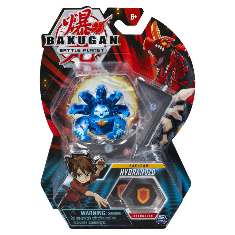 Bakugan, Aquos Hydranoid, 2-inch Tall Collectible Action Figure and Trading Card