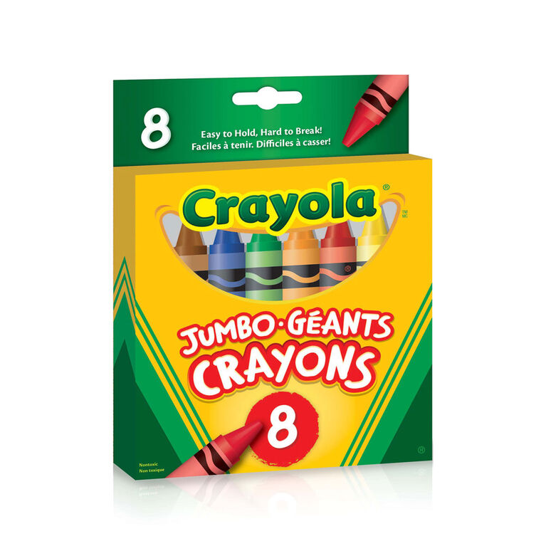 Crayola Jumbo Crayons, 8 Count Toys R Us Canada