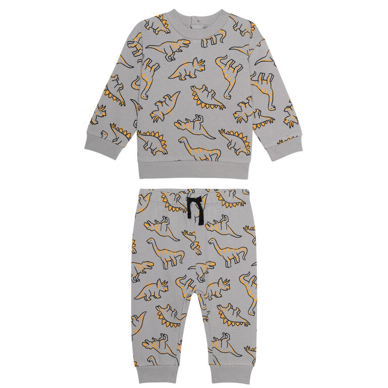 PL Baby Jogger Set Grey Dino 