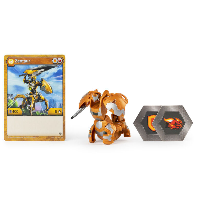 Bakugan, Aurelus Zentaur, 2-inch Tall Collectible Action Figure and Trading Card