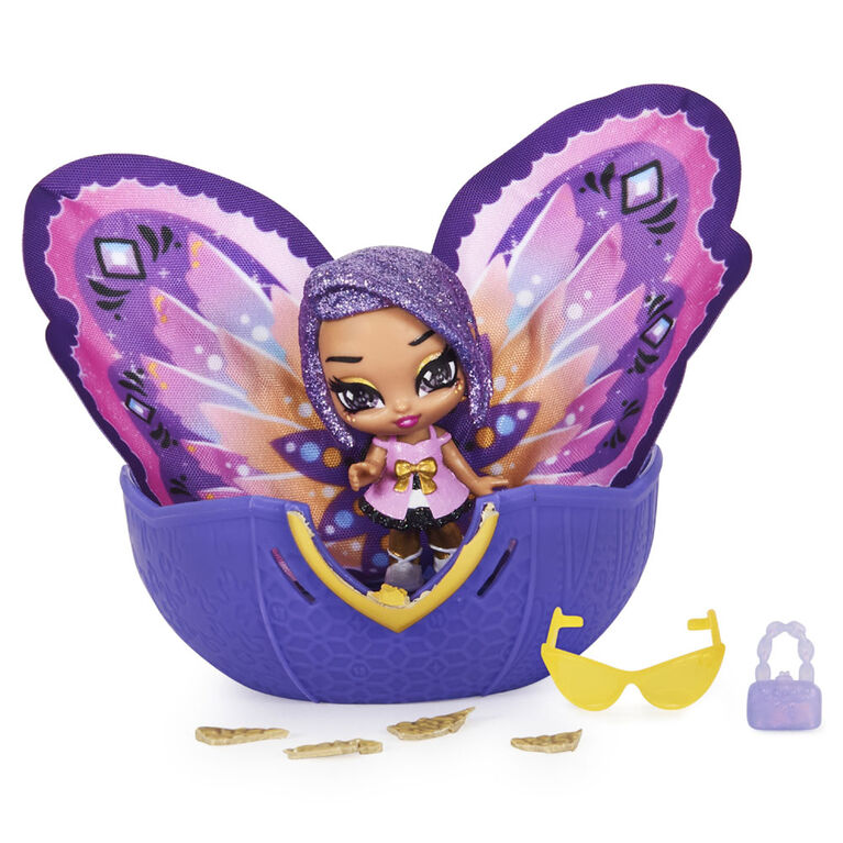 Hatchimals Pixies, Wilder Wings Pixie avec des ailes en tissu et 2 accessoires (plusieurs modèles disponibles)