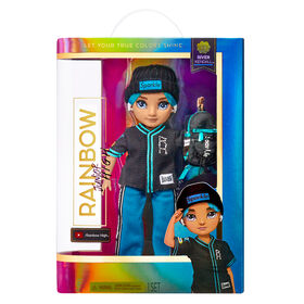 Rainbow High Jr High River Kendall- 9-inch TEAL Fashion Doll