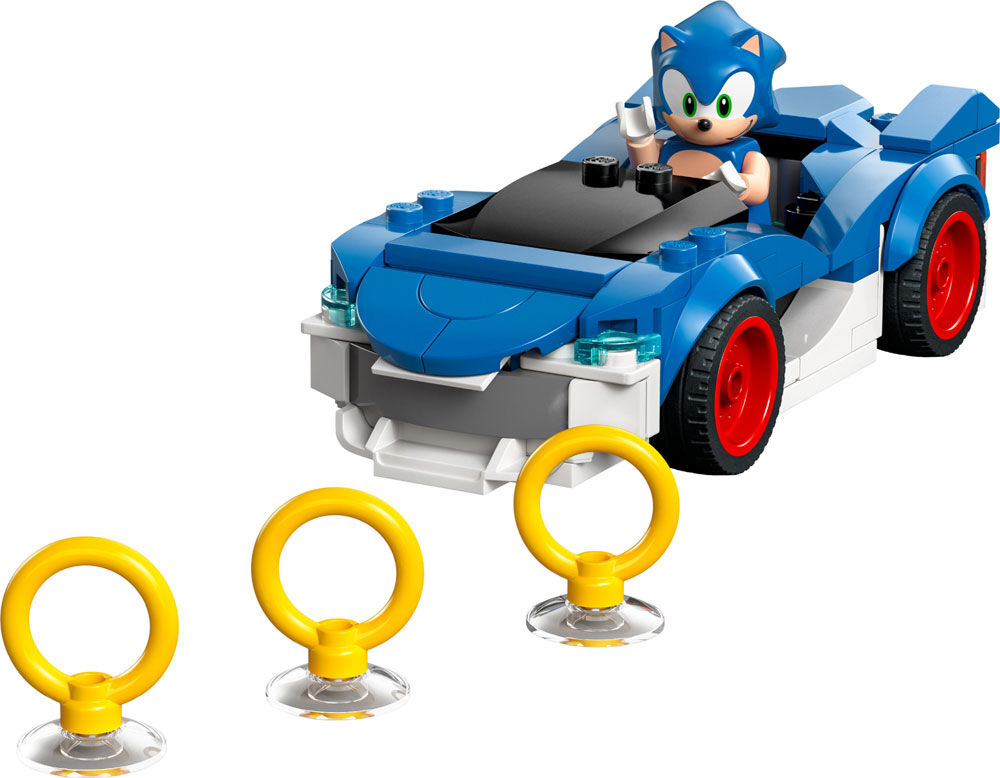 LEGO Sonic the Hedgehog Sonic: Speedster Lightning Car Building Toy for Kids, Ages 7+ - 77117
