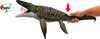 Jurassic World Rebirth Bite N Blast Mosasaurus Action Figure and Mini Dilophosaurus, Dinosaur Toy