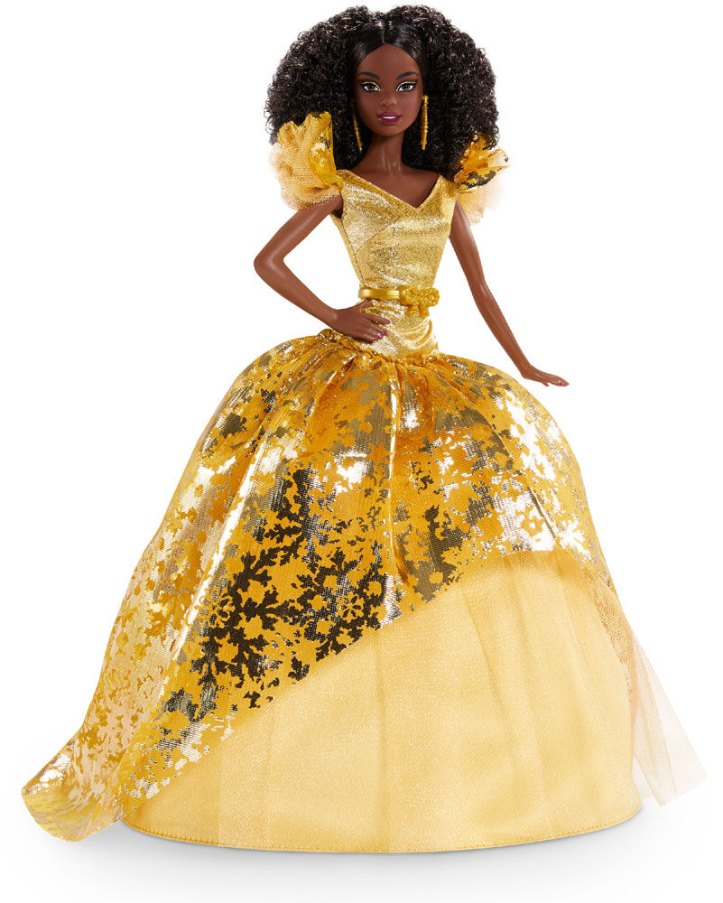 brunette holiday barbie