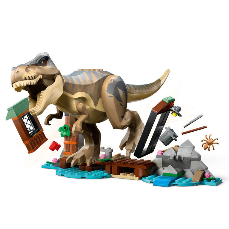 LEGO Jurassic World L'Évasion sur la Rivière du T.rex, Ensemble de Construction avec Figurine de Dinosaure, Cadeau de Jouet Amusant pour Enfants 76975