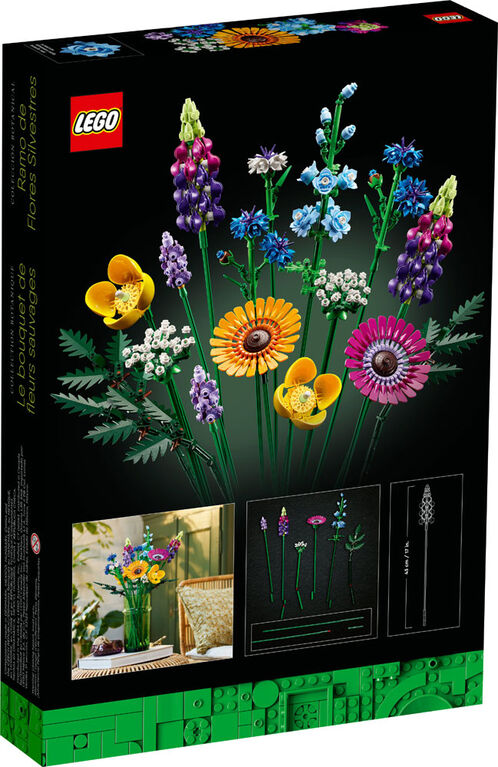 LEGO Icons Wildflower Bouquet 10313 Building Set (939 Pieces)