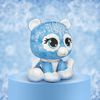 P.Lushes Designer Fashion Pets Demi Jeane Bear Premium Stuffed Animal Soft Plush, Blue, 6"