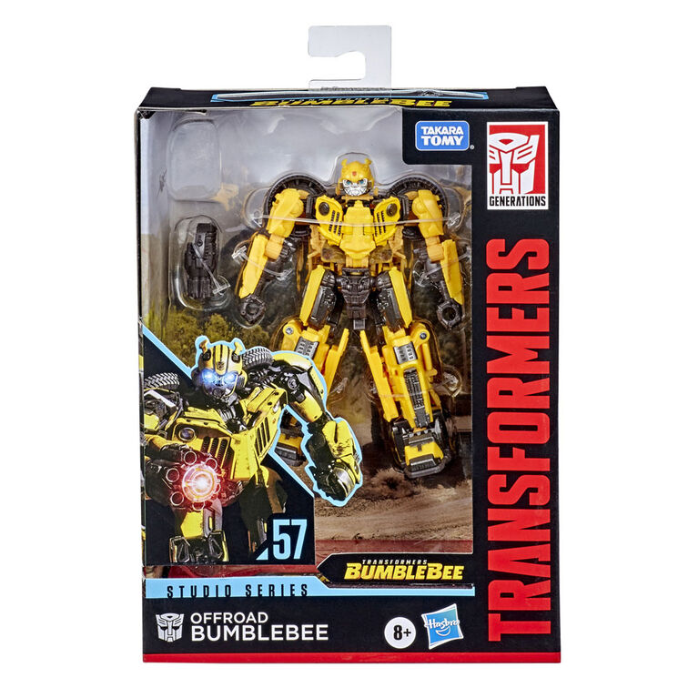 Transformers Toys Studio Series 57 Deluxe Class Bumblebee Movie Offroad Bumblebee Action Figure