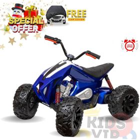 VTT / Quad utilitaire sport KidsVip 24V - Bleu - &Eacute;dition anglaise