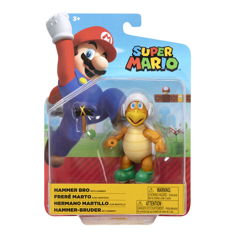 M2 - Figures 4 pouces du MONDE DE NINTENDO - Frère Marto avec marteau VAGUE 23