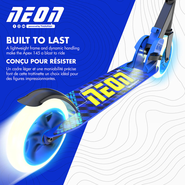 Yvolution Neon Apex 145 2-wheel scooter - Blue