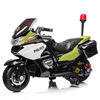 KidsVip 24V Police Motorcycle White - English Edition
