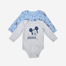 Disney Mickey Mouse Ensemble 2Mcx Cache-Couche Bleu 0M