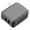 Ventev Wall Charger Dual USB 2.4A w/Lightning Cable Grey