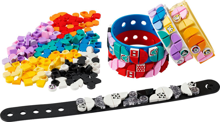 LEGO DOTS  Disney Mégaensemble de bracelets Mickey et ses amis 41947, Ensemble de bricolage (349 pièces)