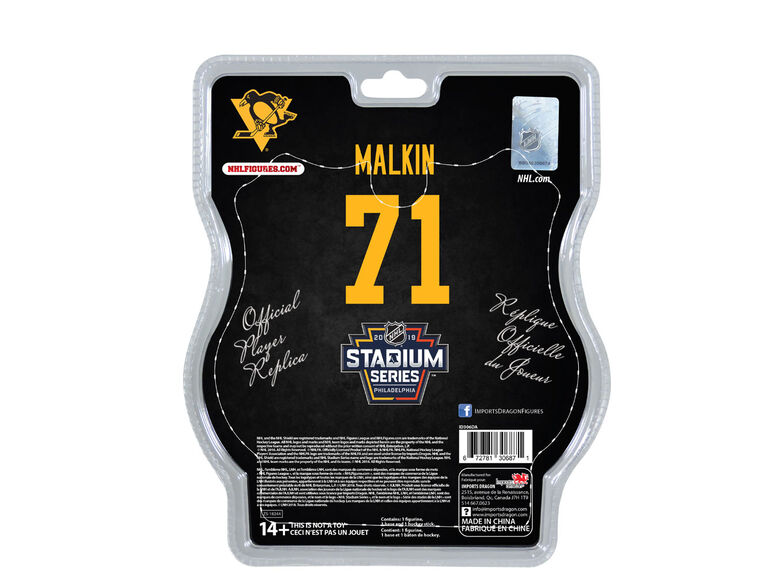 Evgeni Malkin Pittsburgh Penguins Stadium Series 2019 6" NHL Figure