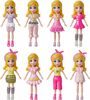 Polly Pocket Doll & 18 Accessories, Polly & Puppy Flower Pack