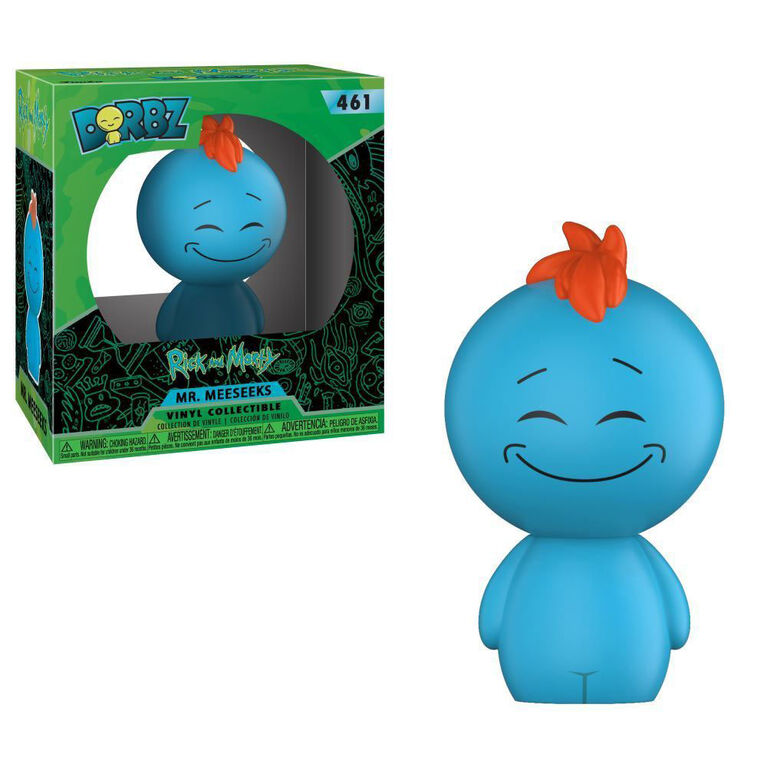 Figurine en vinyle Mr. Meeseeks de Rick et Morty par Funko Dorbz!.