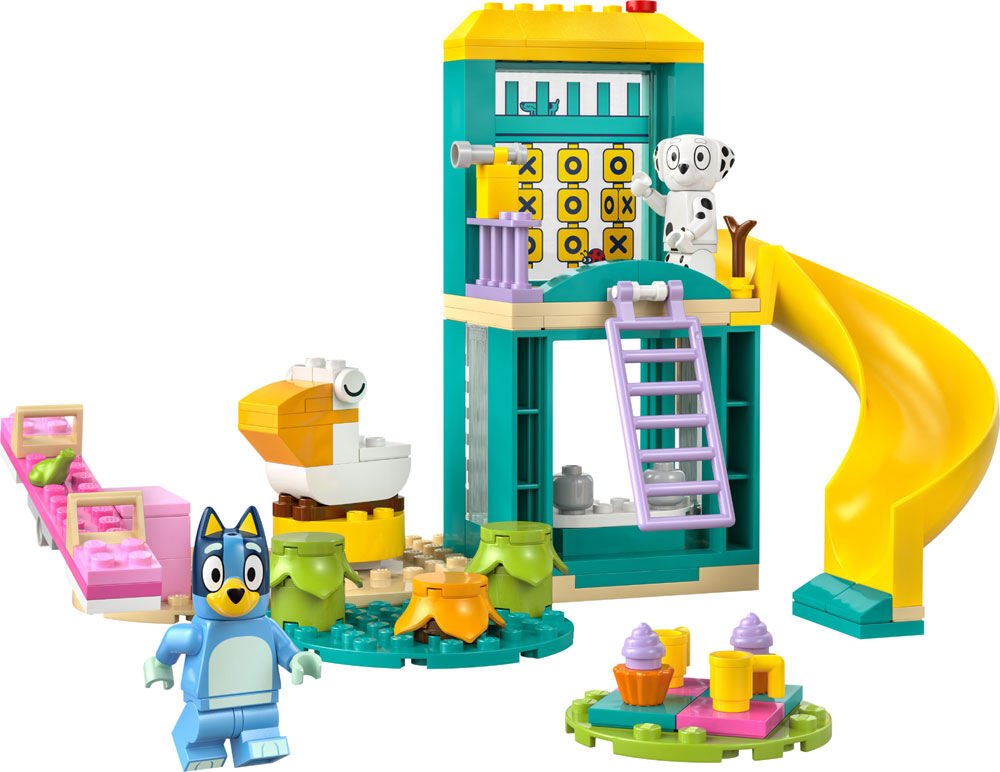 LEGO Bluey Playground Fun with Bluey and Chloe - Building Toy for Kids, Girls, and Boys 4+ - 11201