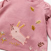 Home Grown Baby 3 Piece Jogger Set: Dusty Pink Woodland 