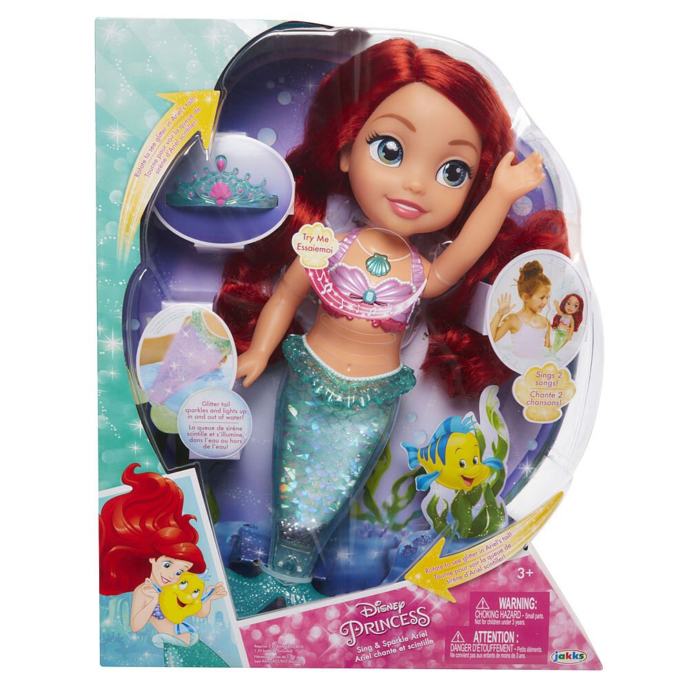 sing and sparkle ariel doll