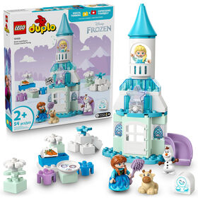 LEGO DUPLO │ Disney La Fête d'Anna et Elsa au Château de Glace, Jouet à Construire pour Tout-Petits pour le Jeu de Simulation 10455