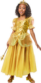 Rubies Gold Princess Costume Dress with Gold Tiara, Girls Extra Extra Small (Size 3-4)